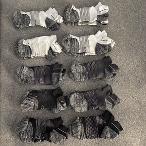 Bombas Black, Grey and White Athletic Socks